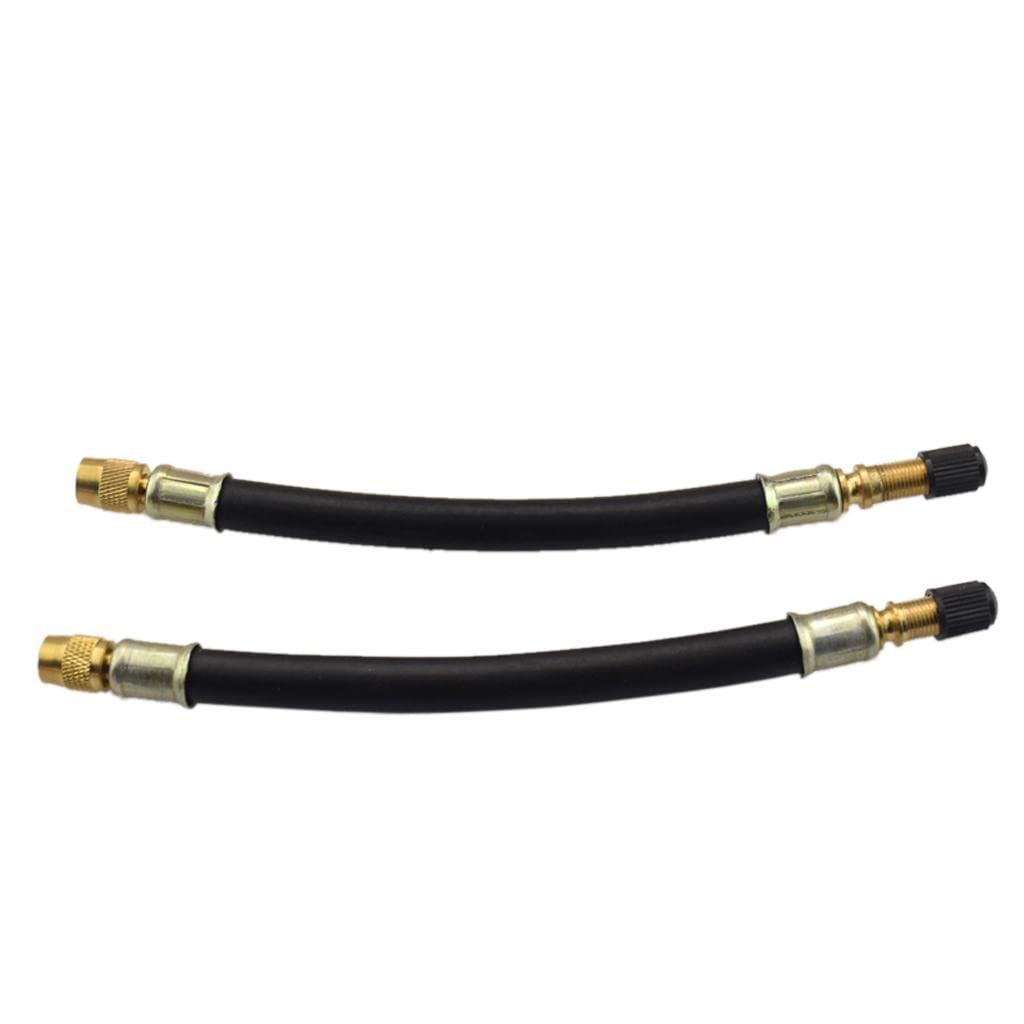SECRET DESIRE 2X 180mm Tire Tyre Valve Extension Adapter Twin Wheel DUST Cap Bus Lorry Car-image-24