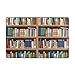 Biblioteka półka na książki miękki w dotyku dywan z krótkim runem antypoślizgowy dywan mata salon duża powierzchnia dywany nowoczesne podłoga sypialnia duży rozmiar nie gubi włosia 150 cm x 100 cm