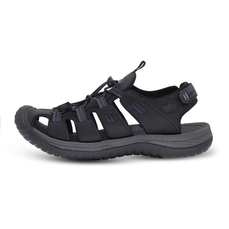 Men Sport Sandals Outdoor Comfortable Adjustable Breathable Slippers Flat Shoes3