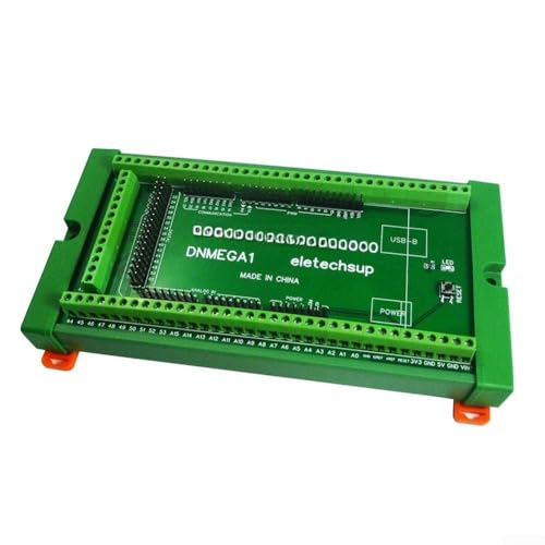 Module rail DIN Arduino Mega2560 R3 ignifuge à bornes à vis et connexions stables
