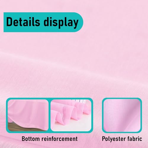 ミラーレース 220 x 315 cm Uvカット断熱風を通す遮光プライバシ通気性遮熱像プレンス・断保温保冷効果昼夜目隠しUvカット夏冬快適小窓出窓寝室リビング向け, ピンク [4]