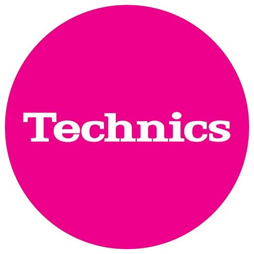 Technics Slipmat 60654 Simple T5:White on Pink