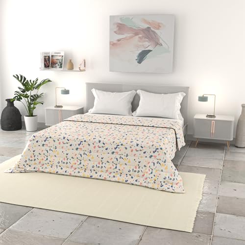 Italian Bed Linen Printed Summer Duvet BASIC, Printed Microfiber, 250x240cm, Background
