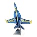 Metal Earth Fascinations Premium Series Blue Angels F/A-18 Super Hornet 3D Metal Model Kit Bundle with Tweezers