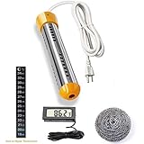 ANDRIMAX Immersion Heater for Boiling Bath Water, Heavy Duty Submersible Water Heater with Metal Guard Cover to Heat 5 Gallons of Water in Minutes - U.S. Version