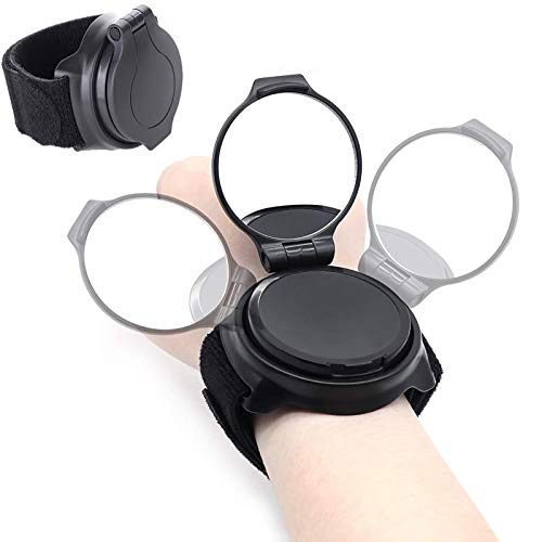 Cycling Rear View Mirror, Wearable Bike Wrist Safety Rearview Mirror ...