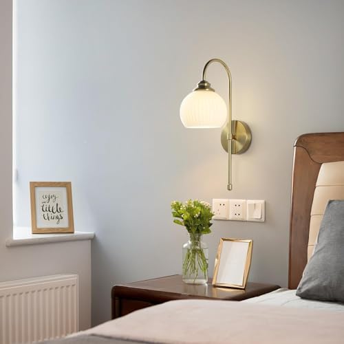 Applique murale à piles sans perçage électrique complexe pour chambre à coucher - 6
