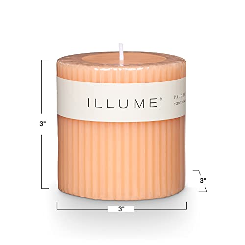 Illume Beautifully Done Small Fragranced Pillar Candle, Paloma Petal #TOP1