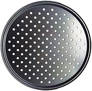12 Inch Nonstick Baking Pizza Pan with Holes Carbon Steel Kitchen Cooking Tools