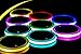 CoolKo LED Car Cup Holder Mat Pad Waterproof Bottle Drinks Coaster Built-in Light Compatible with Tesla Model X S 3 Y (Multicolor)