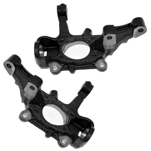 Image of Detroit Axle - 2 Front Steering Knuckles for 2009-2018 Dodge Journey, 2010 2011 2012 2013 2014 2015 2016 2017 Replacement Steering Knuckles Assembly