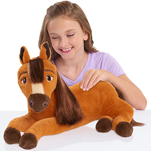 Dreamworks Spirit Riding Free Large Spirit Plush, 13.5 Inch Tall And 18 Inch Long, Stuffed Animal, Horse, By Just Play #TOP1