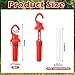 Threehoney 6 Pcs Leak Proof Drop Wick with Replacement Felts Air Tight Scent Dispenser with Rain Protection Easy to Use for Hunting(Red)