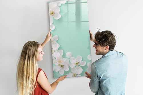 Tableau verre magnétique mural 60x120 pour ne plus oublier vos notes - 3