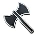 Applicable Pun Labrys Axe symbol - Lesbian Feminist LGBT Support Pride Symbol - Lapel or Fabric Enamel Pin