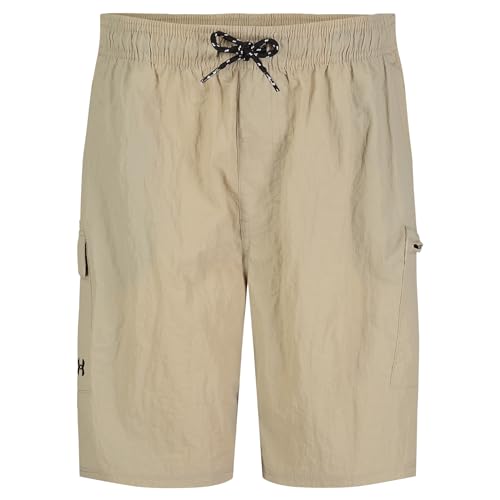 Image of Under Armour Boys 4-Way Stretch Pull-on Tech Shorts, Moisture Wicking, Side Hand Pockets, Outdoor Collection