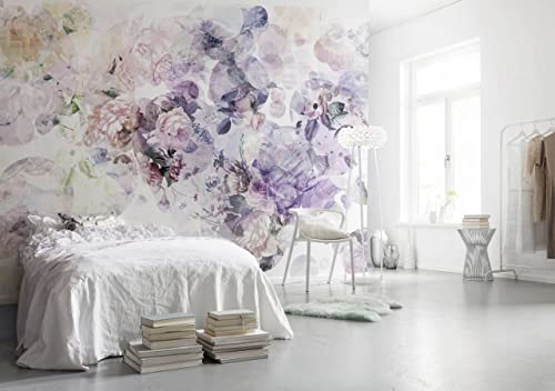 Komar Vlies Fototapete WISH | 368 x 248 cm | Tapete, Wand, Dekoration, Wandbelag, Wandbild, Wanddeko, Blume, Blüten, Schlafzimmer… – Ansicht 3