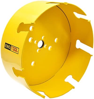 MaxTool 6-5/16" TCT Hole Saw 160mm Carbide Tipped Holesaw 2.25" Deep Cut Cutting asphalt brick concrete gypsum limestone tile wood MDF; CT00Y57R619