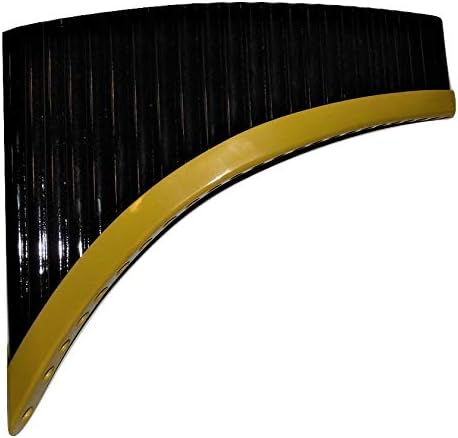 Professional Yzarra Right Handed Gold and Black Pan Flute 24 Pipes Tunable Case Included