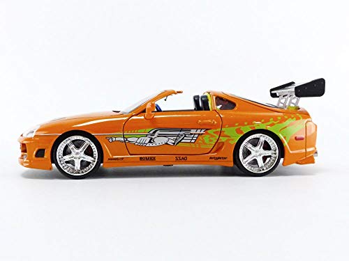 Jada JA30738 El Rápido Y El Furioso 1:24 1994 Toyota Supra MK IV con Brian O'Conner Figura