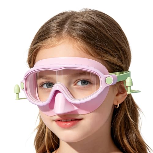 Enfant lunettes de piscine avec cache-nez et masque de plongée