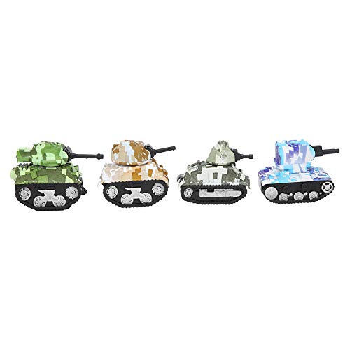 Tanque de brinquedo, 1:64, camuflagem, 7,6 x 4 x 5,5 cm, presentes de Natal para adultos e crianças