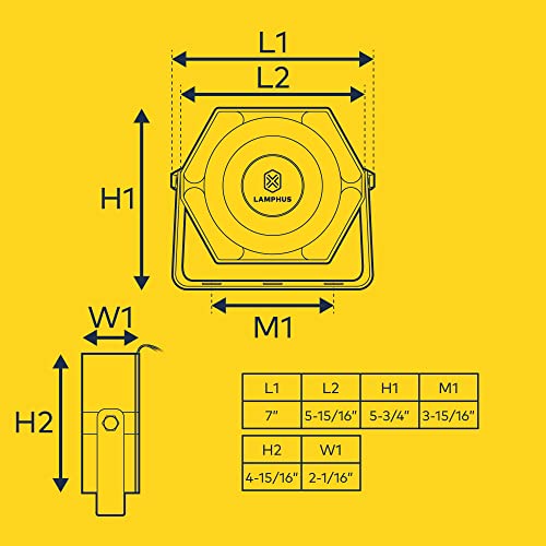 Lamphus Soundalert 100W Emergency Police Siren Kit [118-124Db Slim Speaker] [2 X 16A Switch Control] [Hands-Free Air Horn] [Ptt Mic] [Radio Rebroadcast] Warning Emergency Pa System For Trucks Cars #TOP7