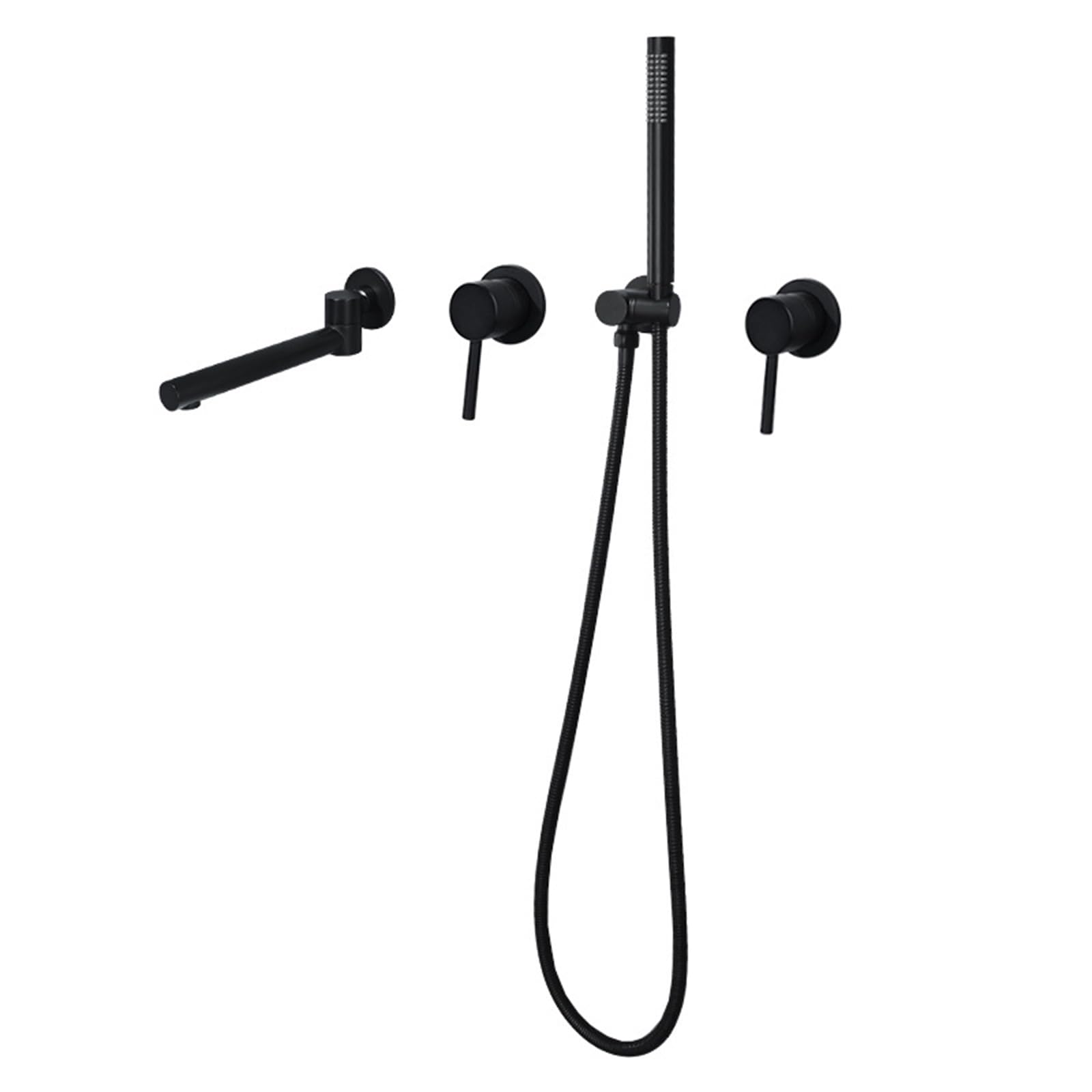 Robinet de baignoire orientable 180° à double fonction eau