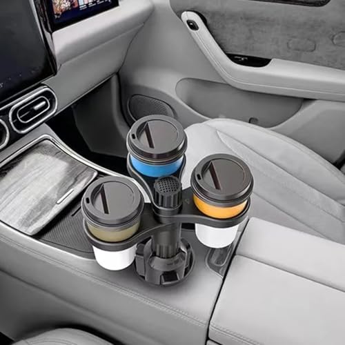 Support gobelet voiture extensible avec sa base réglable et rotation libre à 360° - 4