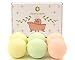 Abask Organic - Bath Bombs Gift Set, 6 Pack of Large Bath Fizzies, 4.2 Oz. - Yellow, Pink, Green Colors - New Scent: Surf's Up - Gift Idea For Her - For Relaxation and Relieve Stress, Gluten Free