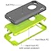 iPhone 6 Case, iPhone 6s [Heavy Duty Protection] [with Kickstand] 4 in 1 Rugged Shockproof Cover Holster Case with Built-in Screen Protector for Apple iPhone 6/6S (Dark Grey/Green)