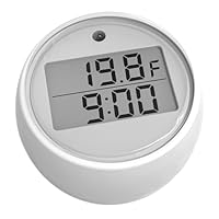 VOANZO Kaltes Tauchthermometer und Timer – Eisbadthermometer mit wasserdichter Schutzart IP67, schwimmendem Design und Präzisionstimer für genaue Temperaturüberwachung und Zeitmessung
