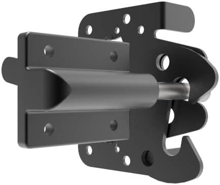 Boerboel Gate Solutions 73002218 Heavy-Duty Gate Latch, Black