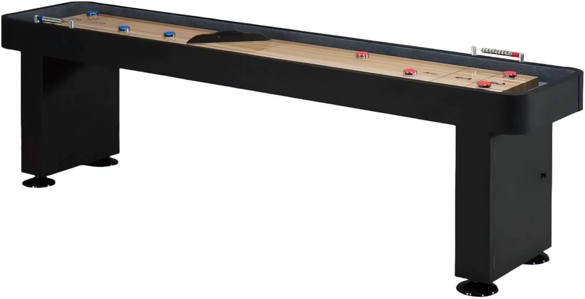 Game Room Guys 9' Destroyer Shuffleboard Table - Graphite - Matte Black