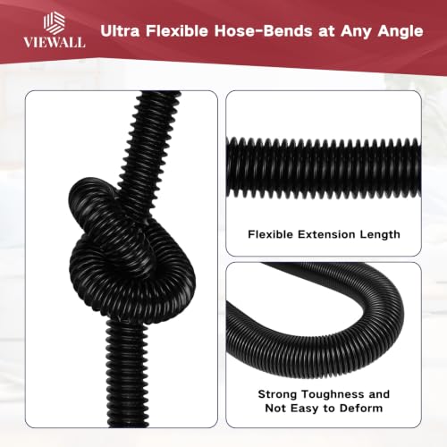 Image of VIEWALL Upgraded Replacement Hose Handle for Shark ZU560 ZU560C ZU561 ZU562 | UV650 UV725 Gray Navigator Lift Away Vacuum Cleaner Part 511FFJ560 (Red)