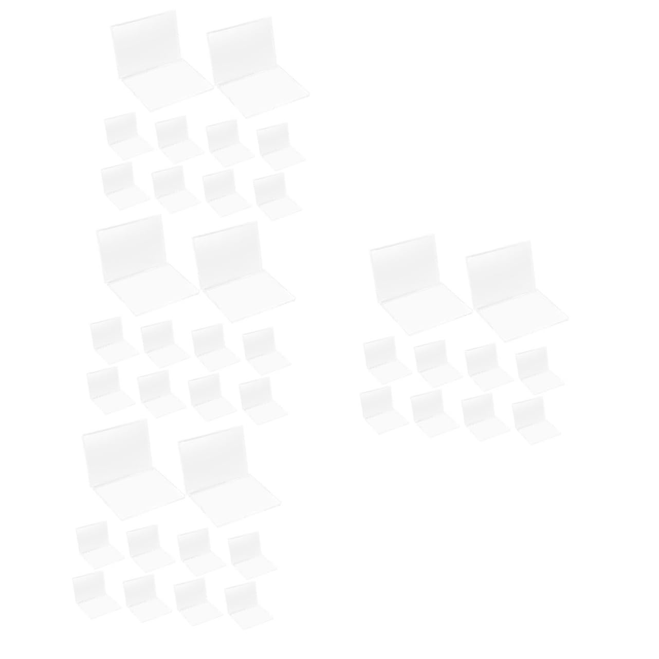 Uonlytech 4 Set Scatola Di Carte Protettivo Protettori Piccolo Protezione Chiaro Protettore Delle Carte Collezionabili Display Titolare Sottile Multiplo Trasparente Acrilico 10 Pezzi * 4