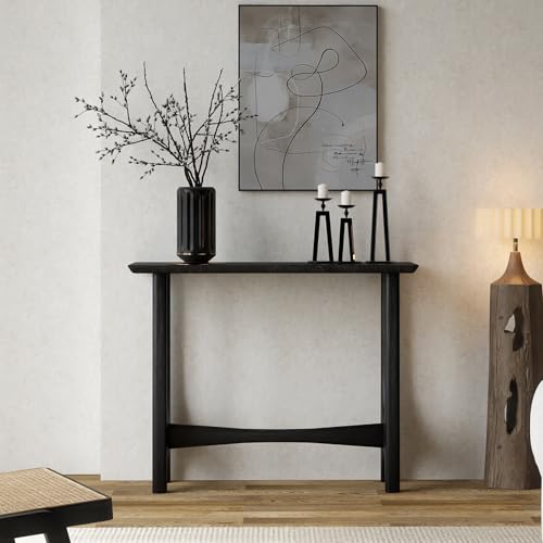 Mesa de pasillo estrecha para decorar el recibidor de tu salón 7