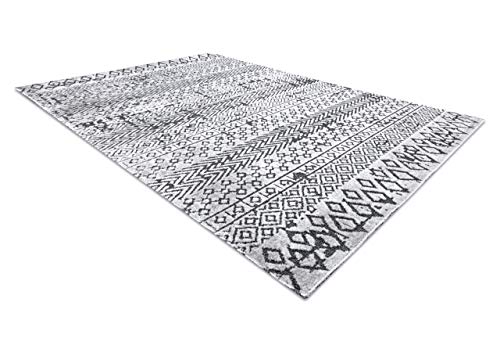 Tapis structurel Sierra crème dans une chambre ou un salon moderne rugsx - 6