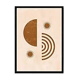 Nacnic Poster mit abstrakten Bildern von Bildern. 