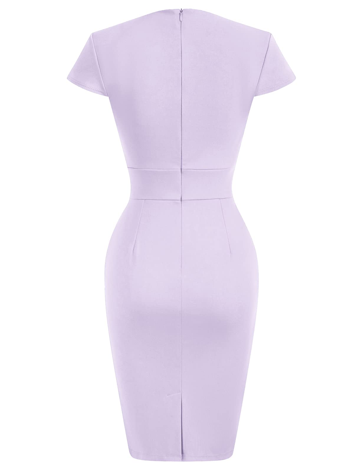 Abito Tubino Anni '50 Grace Karin Per Donna – Maniche A Cappuccio – Vestito Vintage Rosé Con Stampa Floreale