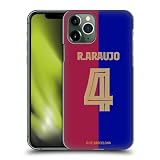 Head Case Designs Officially Licensed FC Barcelona Ronald Araújo 2024/25 Players Home Kit Hard Back Case Compatible with Apple iPhone 11 Pro