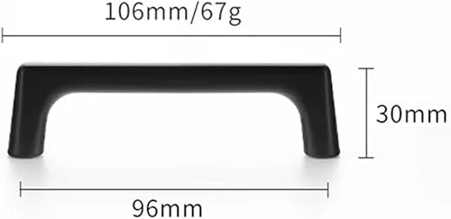 Miniatura 24 de EVURU Manija de gabinete de latón gris perla, manijas de puerta de gabinete de aleación de zinc, tiradores de cajones de muebles de cocina