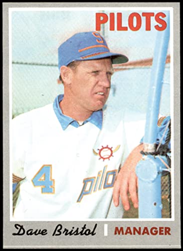 1970 Topps #556 Dave Bristol Seattle Pilots (Baseball Card) NM Pilots