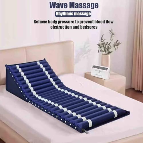 Materasso ad Aria antidecubito con Pompa elettrica per Assistenza agli Anziani e Uso ospedaliero, Comfort di Sollievo Gonfiabile in PVC
