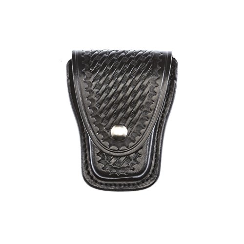 Aker Leather 501 Handcuff Case, Teardrop,Black Aker Leather 501 Handcuff Case, Teardrop,Black