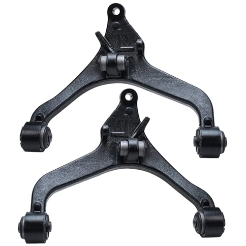 Image of Detroit Axle - 2.4L & 3.7L Front End 14pc Suspension Kit for 02-04 Jeep Liberty 2002 2003 2004, Upper Lower Control Arms Ball Joints Sway Bars Inner Outer Tie Rods Boots Replacement