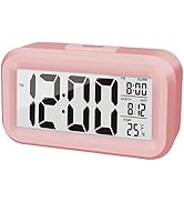 Yuanzeco Wekker met dag en datum voor ouderen 3 displays 7 inch