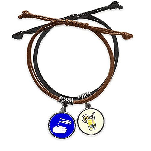 Bracelet corde carré bleu accessoire idéal pour vos sorties en mer