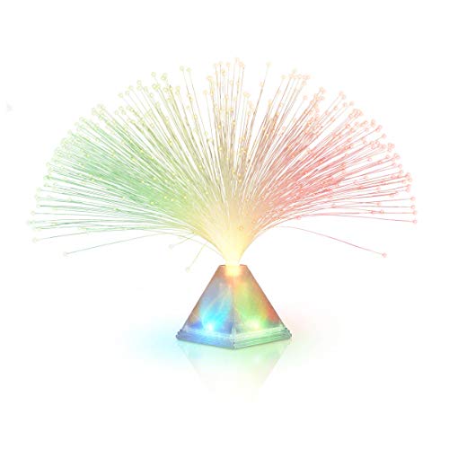 Fiber Optic Pyramid Light Up Table Centerpieces (Party Set of 24)