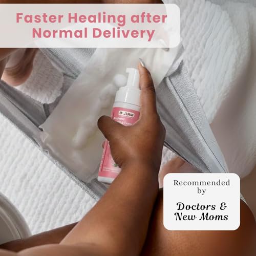Image of B-Arm Perineal Cooling & Healing Foam for Postpartum Care| Infused with Ayurvedic Ingredients like Witch Hazel, Aloe Vera & Neem| Scientifically Tested| Cooling Foam for Hemorrhoid Irritation